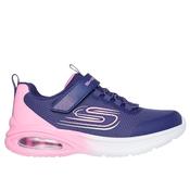 Skechers Microspec Max Advance - Fly 3 Navy 303595L Girls Skech-Air Trainers
