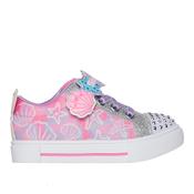 Skechers Twinkle Sparks - Underwater Magic Lavender 314824N Girls Light-Up Canvas Shoes