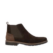 Rieker Men’s 33253-25 Brown Chelsea-Style Ankle Boots – Easy On/Off Leather Mens Boots with Side Zip, Anti-Stress Comfort Sole &amp; Everyday Grip