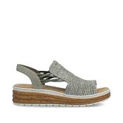Rieker 62741-52  Green Ladies Sandals image