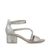 Rieker 64654-40 Silver Ladies Dress Heels