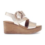Gabor 64.770-64 Drama Gold Ladies Wedge Sandals
