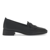 Gabor Women’s 75.261.27 Great Black Leather Loafer – Slip-On Comfort Pump