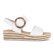 Gabor 84.550.20 Latte Andre White Dressy Ladies Sandals image
