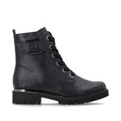 Remonte D8683-04 Black Ladies Casual Ankle Lace-Up Zip-Up Boots image