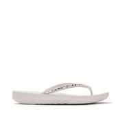 Fitflop iQUSHION MULTI-CRYSTAL ERGONOMIC FLIP-FLOPS JC8-194 Urban White Ladies Sandal image