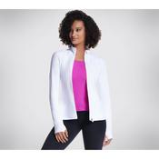 Skechers JA132 GoWalk Jacket White Ladies Full Zip Jackets