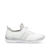 Rieker L3259-80 White Ladies Trainers
