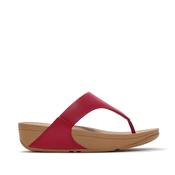 Fitflop LULU LEATHER TOEPOST I88-D47 Burnt Berry Ladies Sandals image