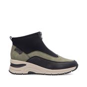 Rieker N9362-54 Green Ladies Ankle Wedge Boot