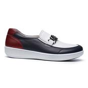 G Comfort P-6503RT NAVY RED WHITE Ladies Loafers