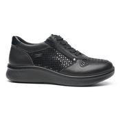 G Comfort P-819SW Black Wide Fit Trainer Waterproof