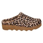 Rohde 6102-18 Ginger Leopard Print Ladies Slippers