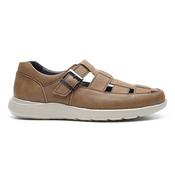 G Comfort S-8953C Tan Mens Wide Fit Closed Toe and Heel Sandals
