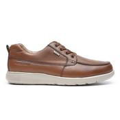 G Comfort S-8954C Tan Waterproof Wide Fit Soft Leather Casual Lace-up Mens Shoe