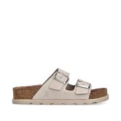 Rieker V3190-40 Off White Ladies Everyday Sandals