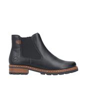 Rieker Z9354-00 Black Ladies Casual Ankle Zip-Up Boots image