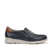 Fluchos Daryl F1458 Navy Casual All Leather Slip-on Mens Shoe