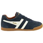 Gola Harrier Navy, Off White &amp; Moody Orange Trainer CMA192IW1 Gum Sole