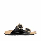 Rohde 5877-91 Black Patent Ladies Sandals