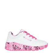 Skechers X Jgoldcrown: Uno Lite White 314976L Girls Trainers