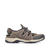 Rieker 08085-24 Brown Mens Closed Toe and Heel Sandals image