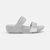 Fitflop Lottie Glitz Slide Silver Ladies Slides Sandals
