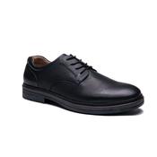 G Comfort 98913S Black Mens Smart Wide Fit Lace up Shoes in Soft Leather image