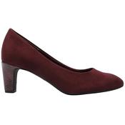 Tamaris 22418 Court Shoe - Burgundy Suede - 37 image