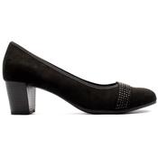 Jana 22467 Court Shoe - Black Suede - 37 image