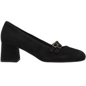 Gabor 302202 Block Heel Shoe - Black Suede - 4 image