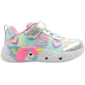 Skechers 303064N Trainer - Silver Multi - K4 image