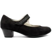 Waldlaufer 358311 Ladies Shoe - Black Suede - 4 image