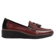 Rieker 53771 Slip On Shoe - Burgundy - 36 image