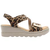 Rieker 67410 Sandal - Leopard - 37
