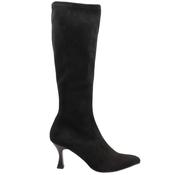 Miss Elastic 78041 Knee High Boot - Black Suede - 37 image