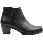 Gabor 803301 Heeled Ankle Boot - Black Leather - 4 image