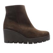 Gabor 804501 Wedge Ankle Boot - Brown Suede - 4 image