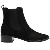Paul Green 8271 Ankle Boot - Black Suede - 4