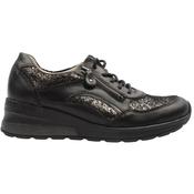 Waldlaufer 939011 Shoe - Black Silver - 4