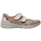 Softmode Chrissy Velcro Shoe - Taupe Multi - 36