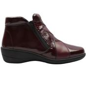 Softmode Clara Ankle Boot - Wine Croc - 36 image