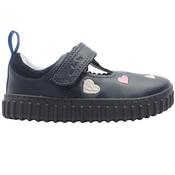 Clarks Cove Heart T Shoe - Navy G - K4 image