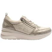 Remonte D2401 Laced Wedge Shoe - Gold Multi - 36