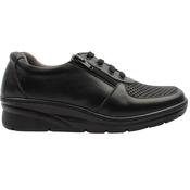 Softmode Femme Shoe - Black Leather - 36