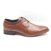 Goor -176 Laced Shoe - Dark Tan - 41