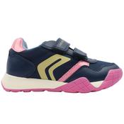 Geox J65p8a Trainer - Navy Pink - 28 image
