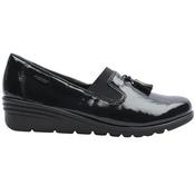 Rieker L5363 Slip On Shoe - Navy Patent - 37 image