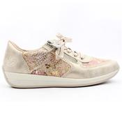Rieker N1112 Laced Shoe - Beige Multi - 41 image