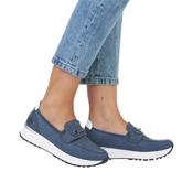 Rieker N7455 Slip On Shoe - Blue - 40 image